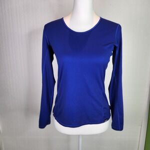 Patagonia Womens XS Capilene Thermal Weight Blue Long Sleeve Performance Shirt